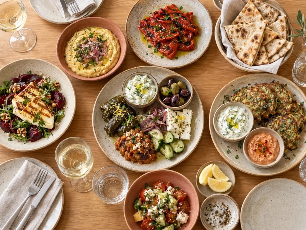 meze auf dem Tisch bei anasa mare münchen